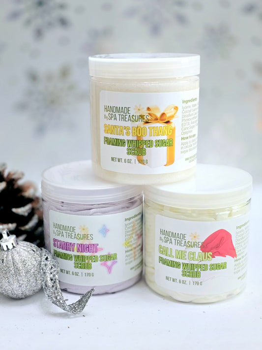 Foaming Whipped Sugar Scrub - Winter Collection